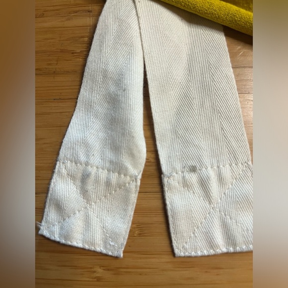 NWT Erika Cavallini- Yellow Tie Tunic Vest. Size S - Picture 9 of 9